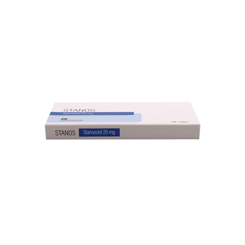 Stanos 25 -Stanozolol -25 MG / pill -100 Tablets Blisters Box