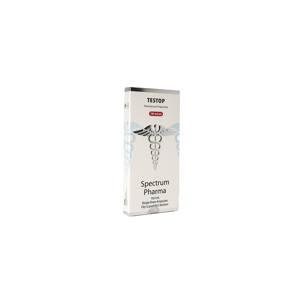 TESTOP -Testosterone Propionate -100 MG/ML -10 X 1 ML AMPULE