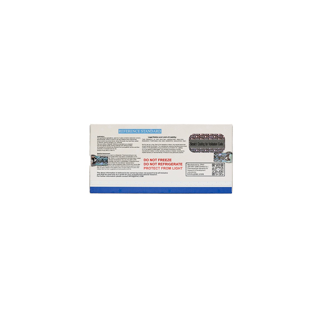 Boldenone Undecylenate -250 MG/ML -10 X 1 ML AMPULE