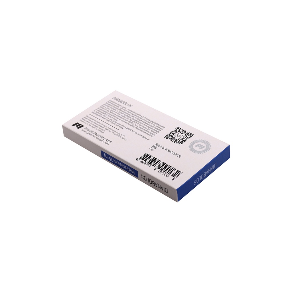 Dianabolos 25 -Methandienone -25 MG / pill -100 Tablets Blisters Box