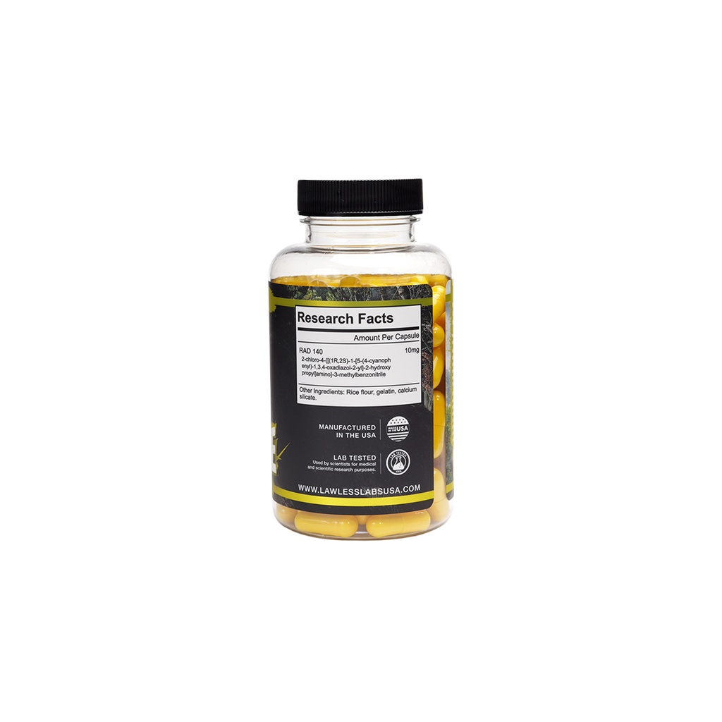 TESTOLONE -RAD140 CAPS -10 MG / pill -90 CAPSULES Bottle