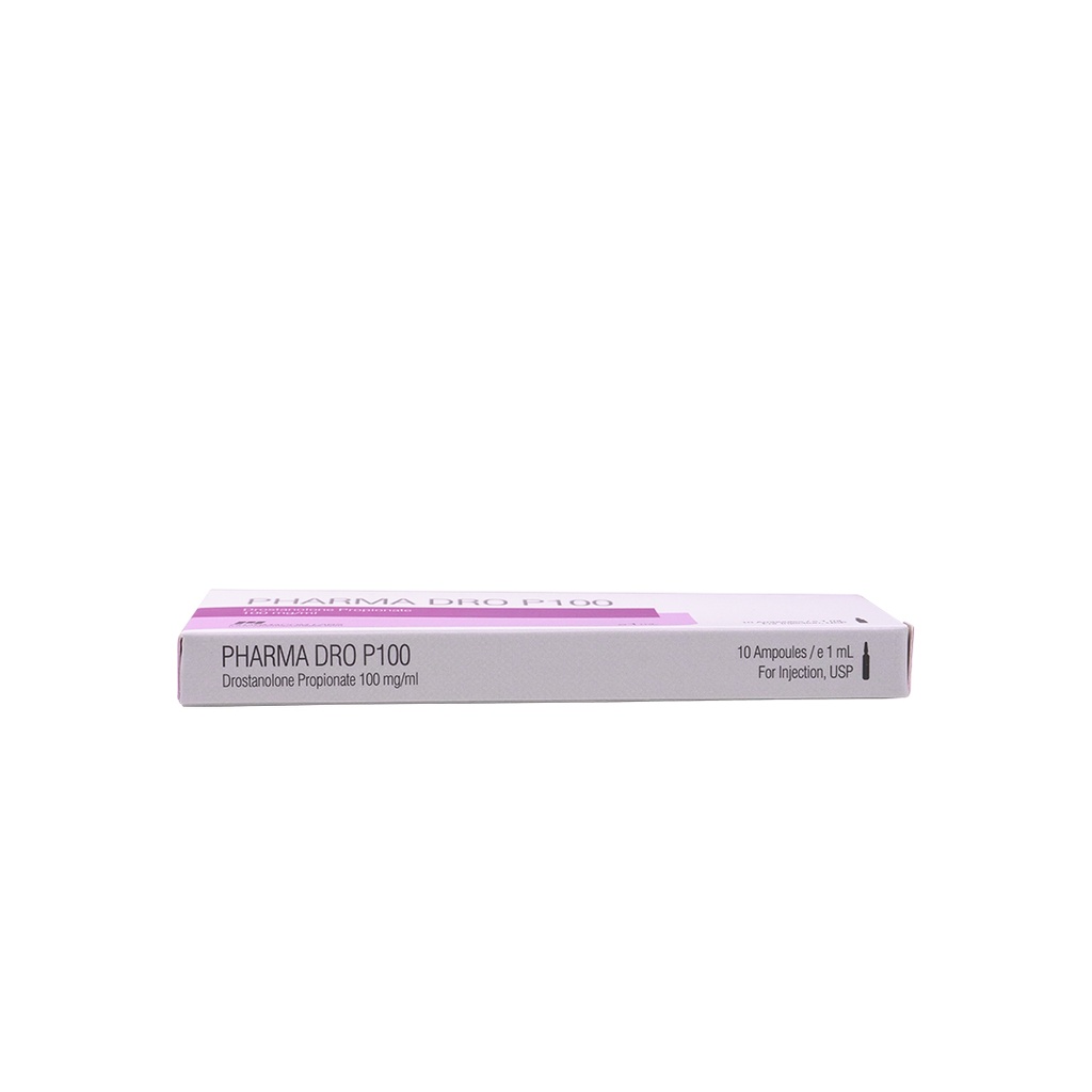 PHARMA DRO P 100 -Drostanolone Propionate -100 MG/ML -10 X 1 ML AMPULE