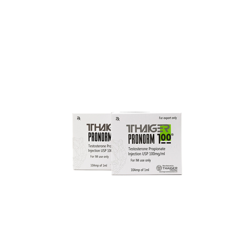 Pronorm-100 -Testosterone Propionate -100 MG/ML -10 X 1 ML AMPULE
