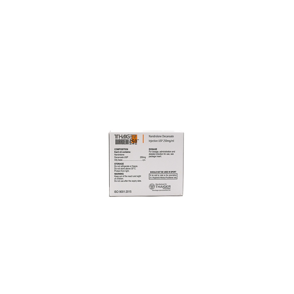 Duradexx-250 -Nandrolone Decanoate -250 MG/ML -10 X 1 ML AMPULE