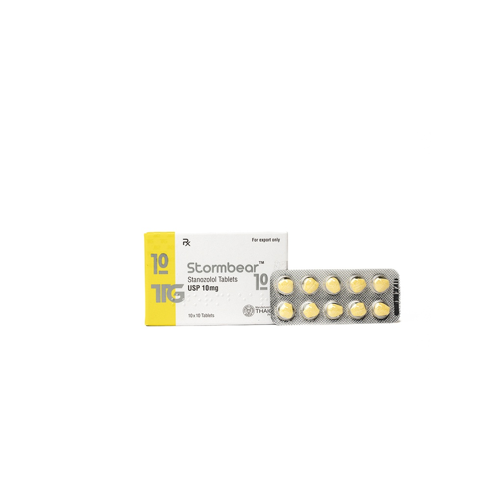 Strombear -Stanozolol -10 MG / pill -100 Tablets Blisters Box