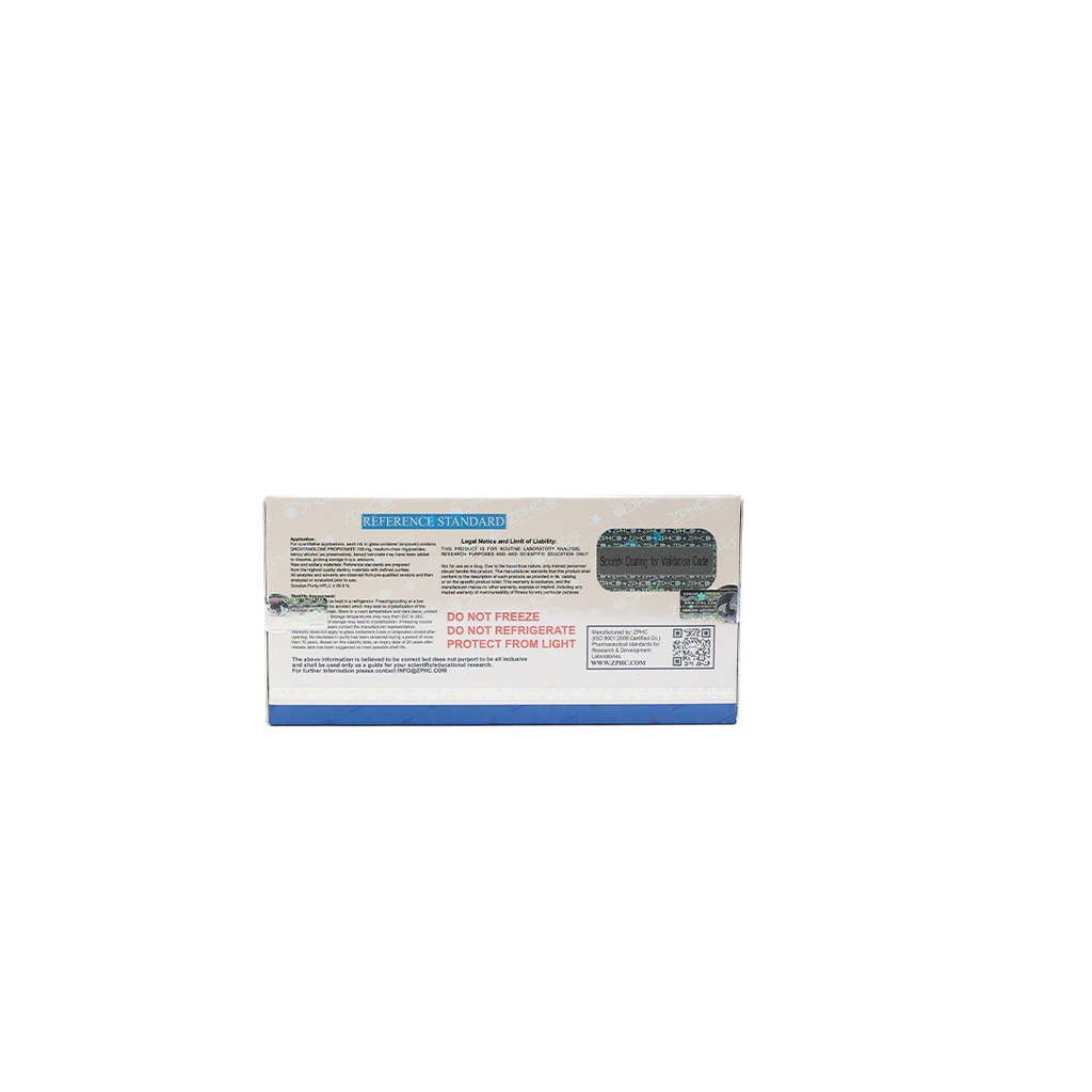 ZPHC Drostanolone propionate-100 MG/ML-10X 1ML AMPULE