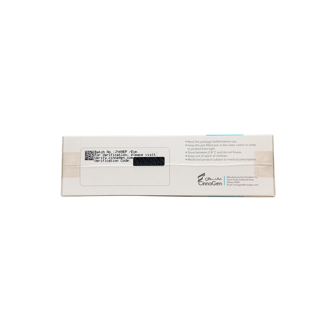 CINNATROPIN -Somatropin -30 IU / PEN -10 MG / 1.5 ML PEN