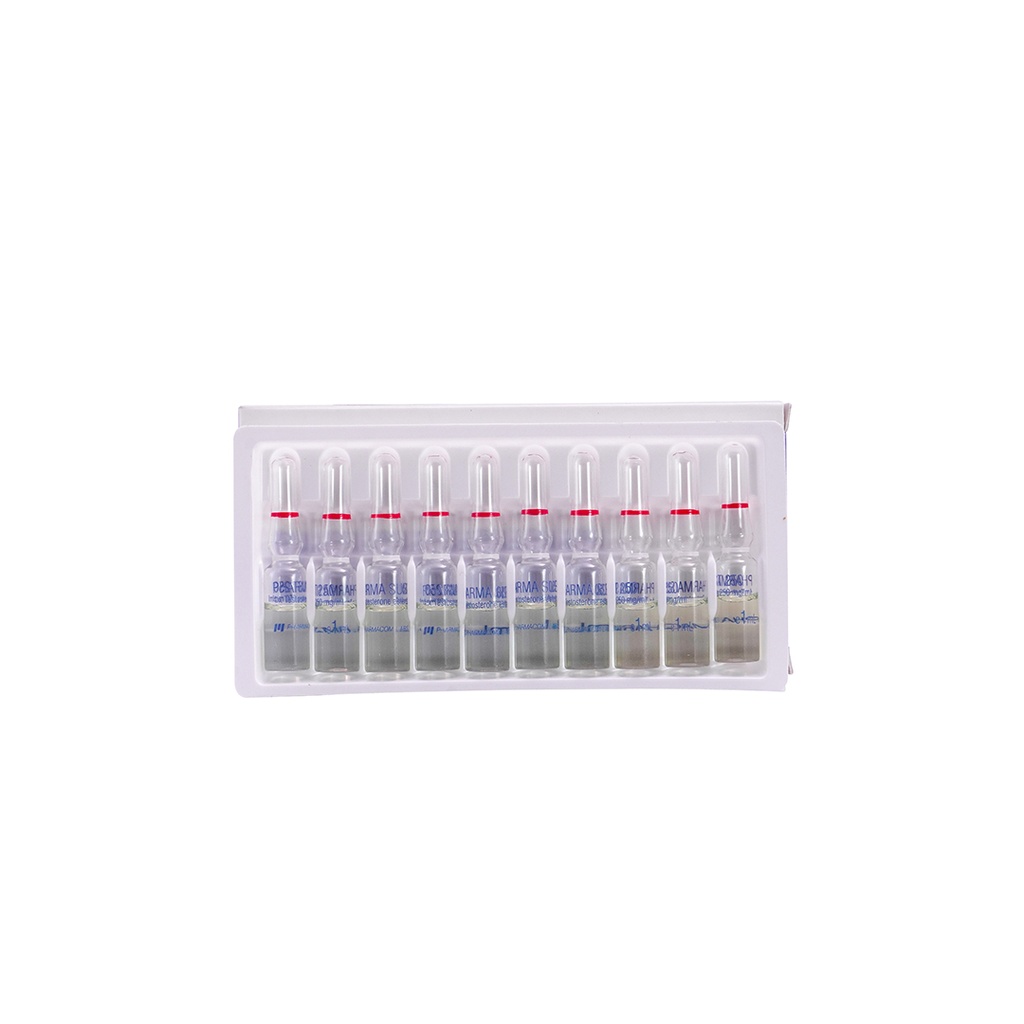 PHARMA SUST 250 -Testosterone Blend -250 MG/ML -10 X 1 ML AMPULE