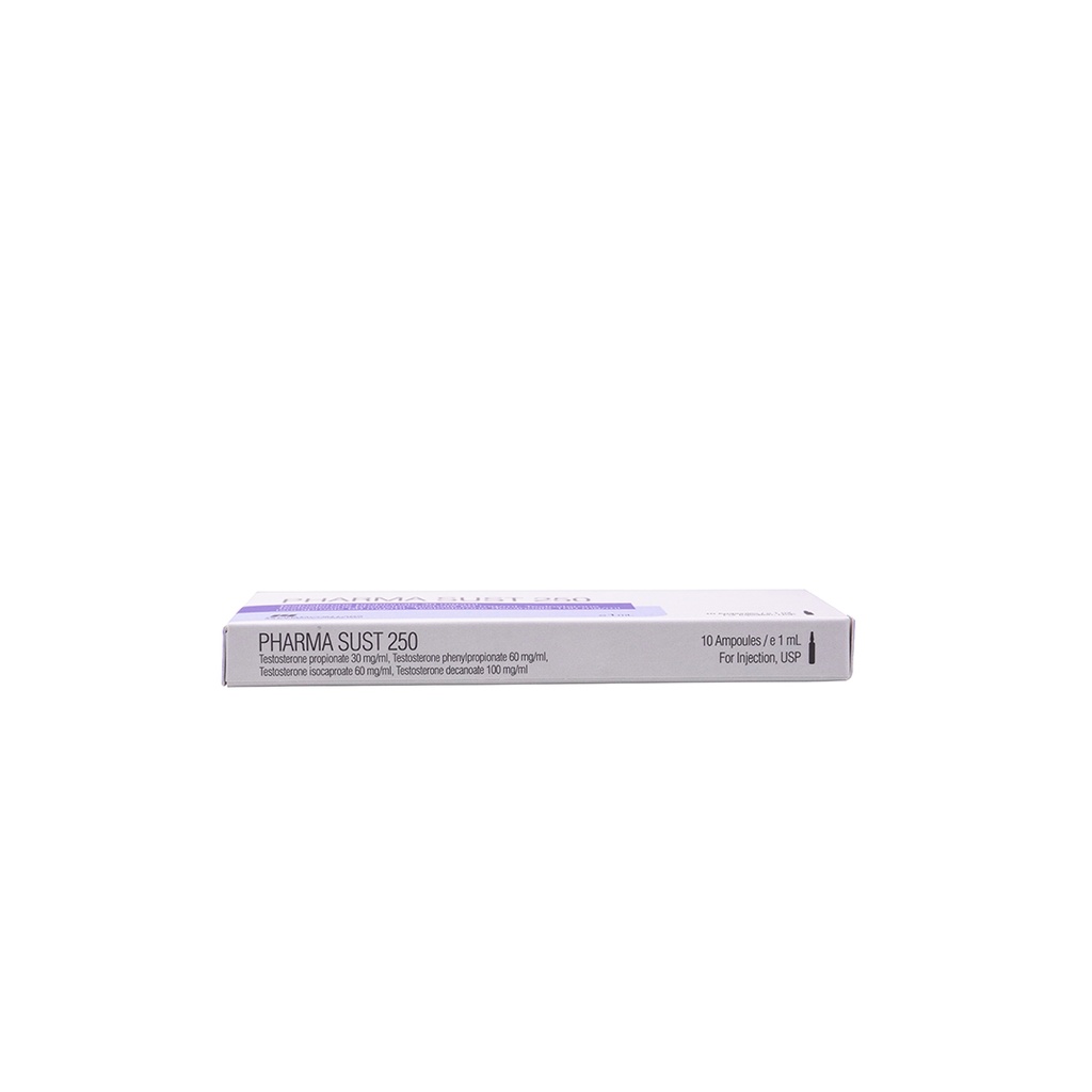 PHARMA SUST 250 -Testosterone Blend -250 MG/ML -10 X 1 ML AMPULE