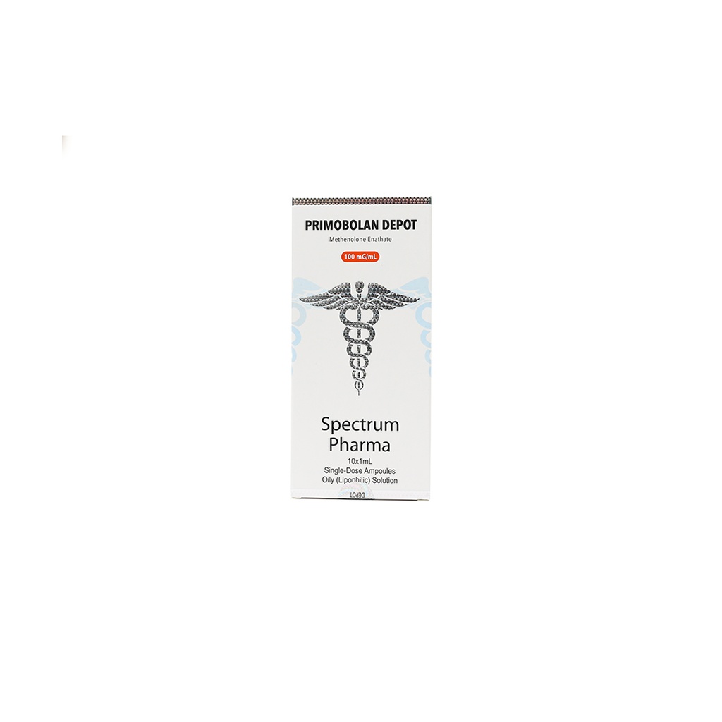 Spectrum PRIMOBOLAN DEPOT -Methenolone Enanthate -100 MG/ML -10 X 1 ML AMPULE