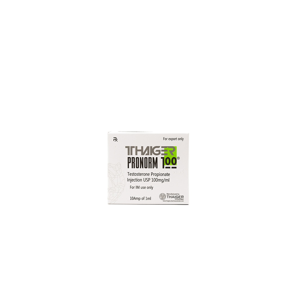 Thaiger Pronorm-100 -Test Propionate -100 MG/ML -10 X 1 ML AMPULE