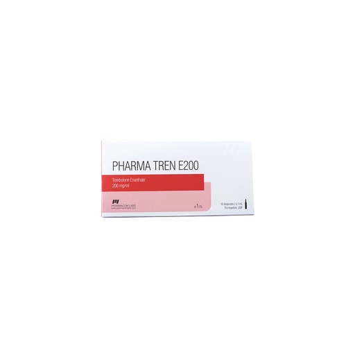 PHARMA TREN E 200 -Trenbolone Enanthate -200 MG/ML -10 X 1ML AMPULE
