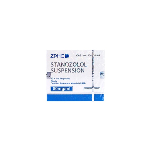 ZPHC Stanozolol Water suspension -50 MG/ML -10 X 1 ML AMPULE