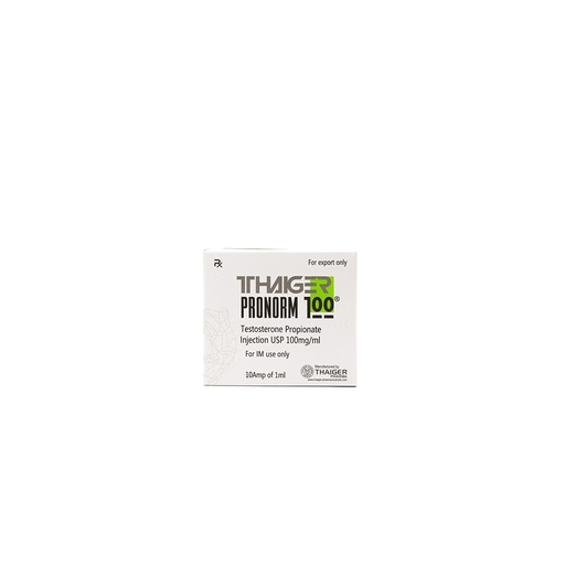 Thaiger Pronorm-100 -Test Propionate -100 MG/ML -10 X 1 ML AMPULE