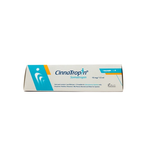 CINNATROPIN -Somatropin -30 IU / PEN -10 MG / 1.5 ML PEN